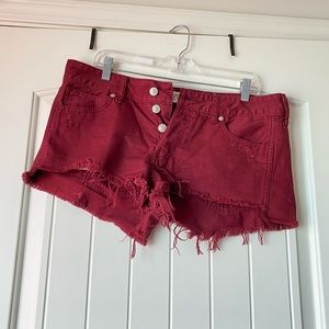 Low rise shorts